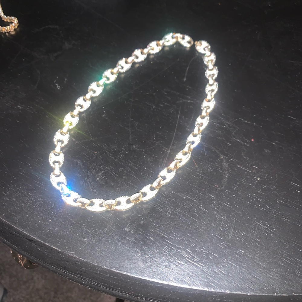 Iced out diamond necklace